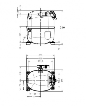 Motor monofazat Tecumseh L